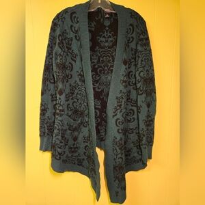 Her Universe Teal and Black Cardigan